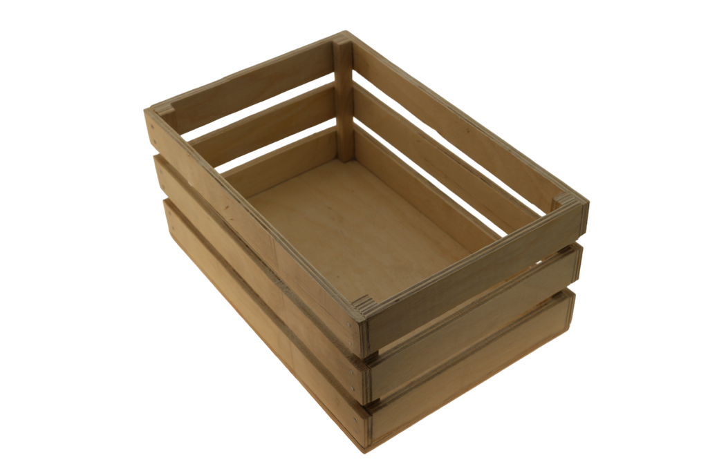 Ящик деревянный реечный, 26х16х12 см